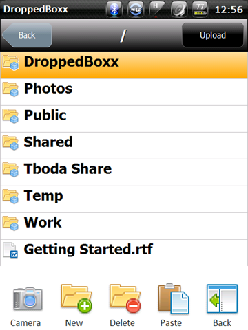 Yet Another Droppedboxx App for Windows Mobile